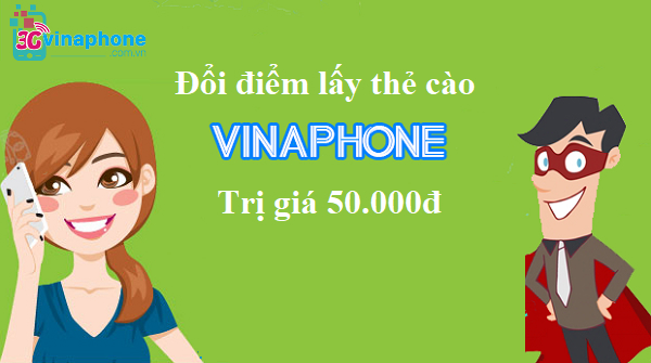 Chương trình đổi điểm lấy thẻ cào VinaPhone 2019